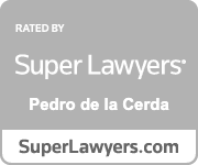 Super Lawyers Pedro de la Cerda Badge