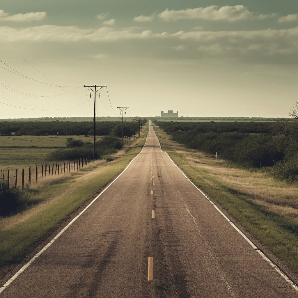 Long highway rural